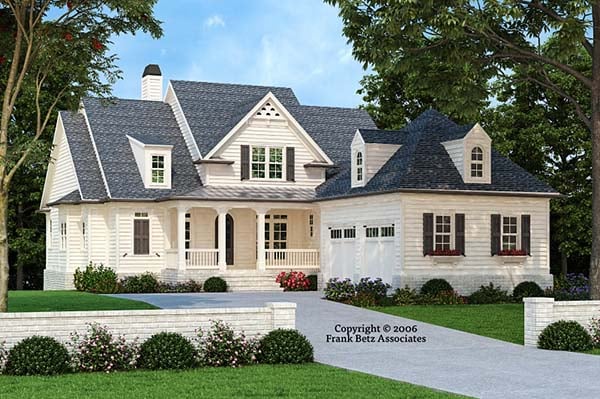 Traditional Plan with 2690 Sq. Ft., 4 Bedrooms, 3 Bathrooms, 2 Car Garage Picture 2