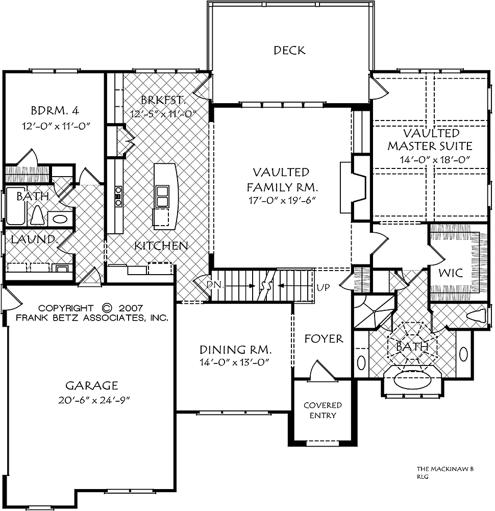 Plan 83068 | Colonial, European House with 4 Bed, 3 Bath, 2 Car