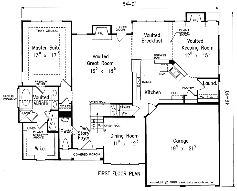 Traditional Level One of Plan 83070