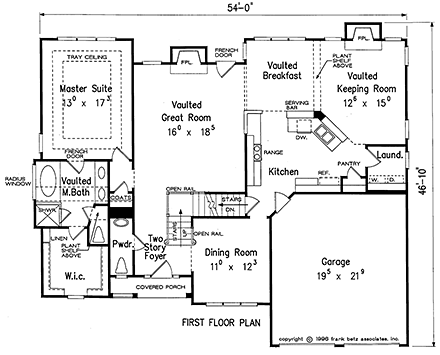 First Level Plan