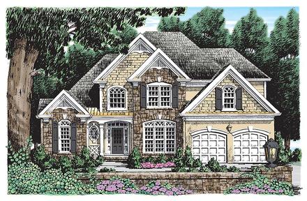 Traditional Elevation of Plan 83070