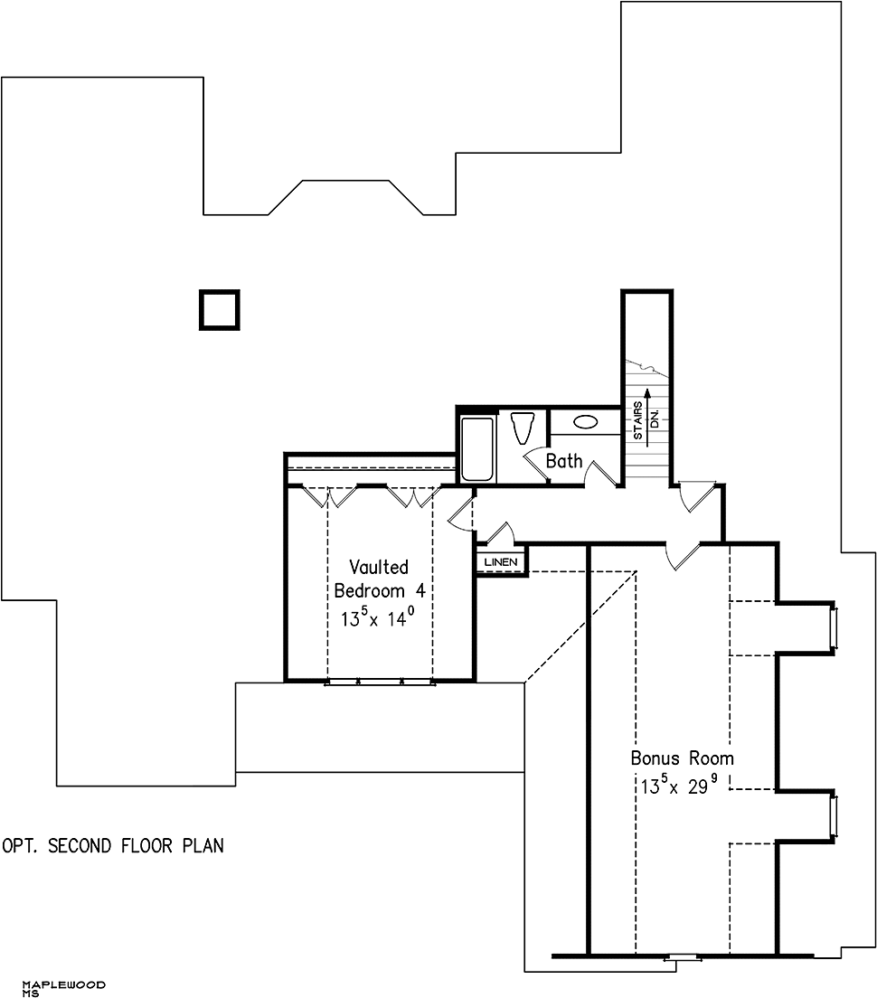 Craftsman Level Two of Plan 83071