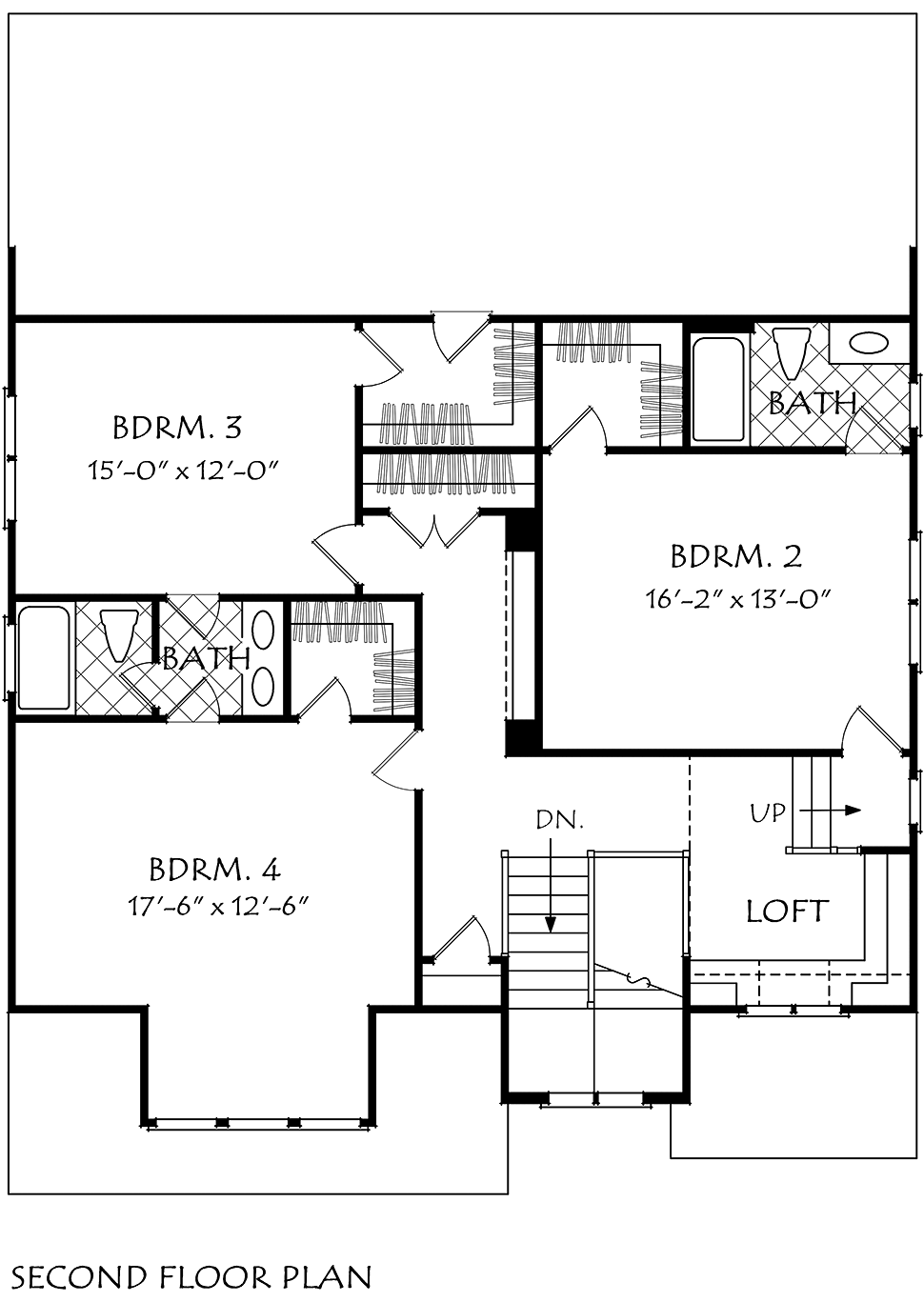 Craftsman Level Two of Plan 83072