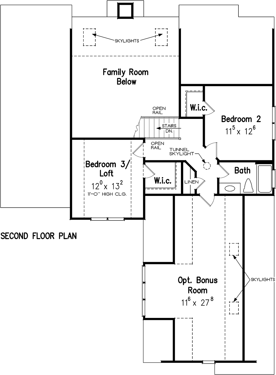 Country European French Country Traditional Level Two of Plan 83080