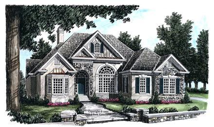 Cottage Traditional Elevation of Plan 83081