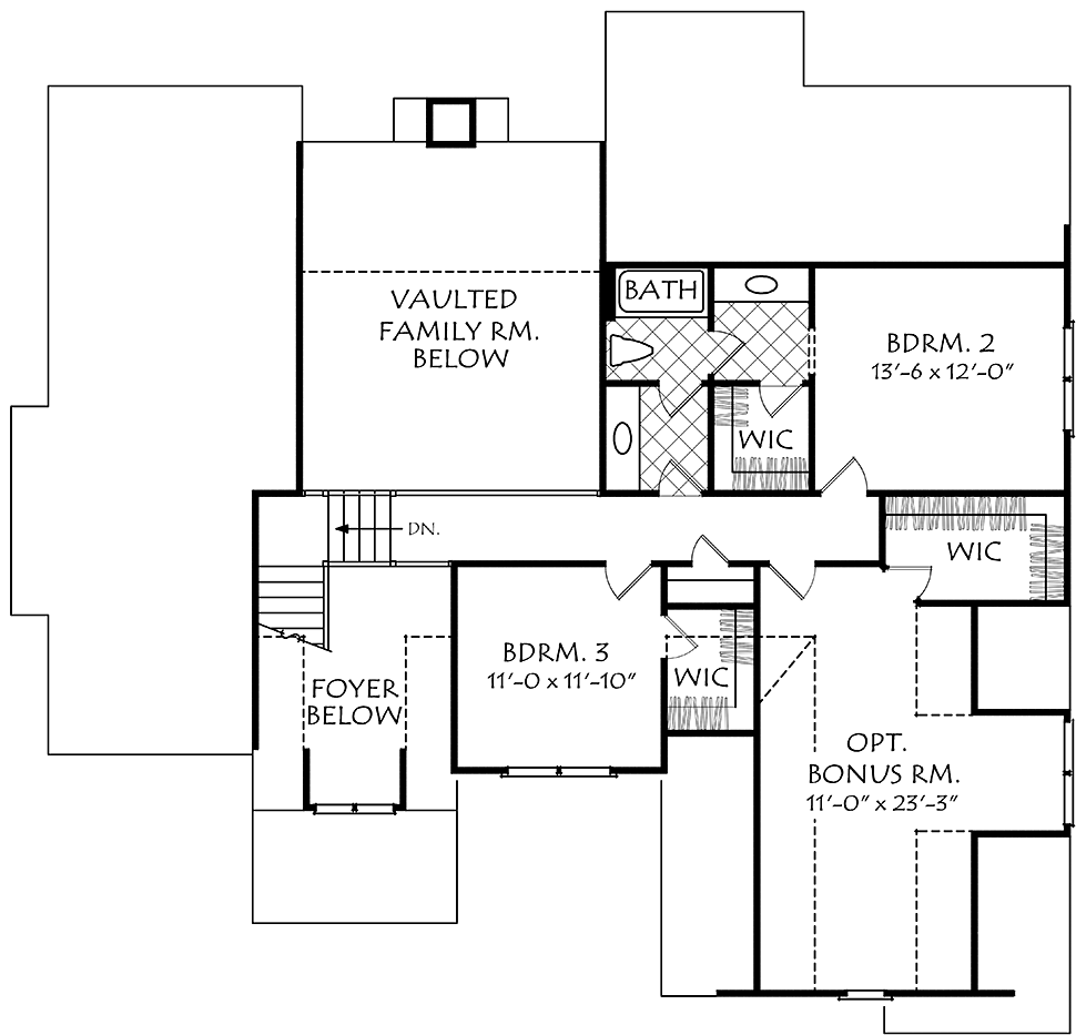 Colonial Traditional Level Two of Plan 83084