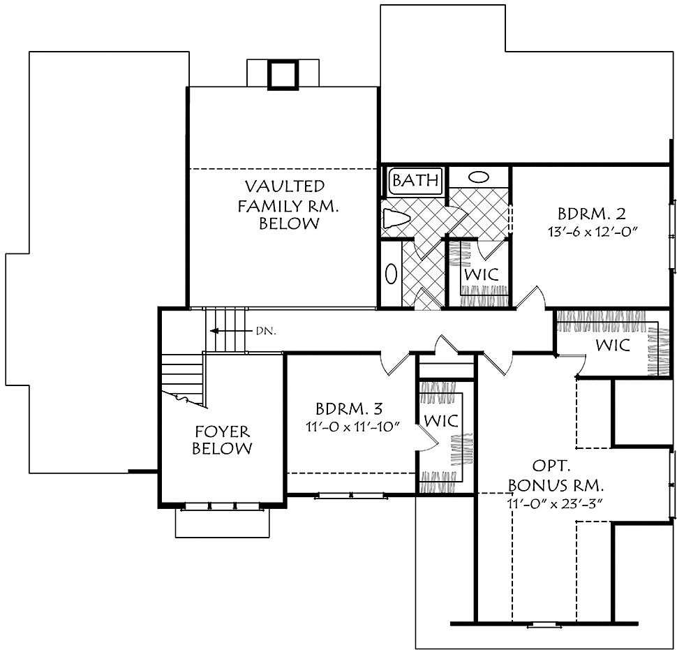 European Traditional Tudor Level Two of Plan 83085