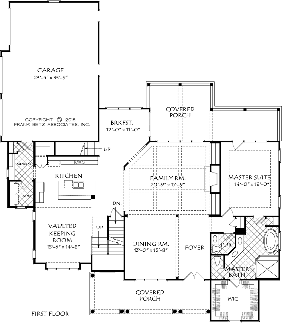 House Plan 83086 Level One