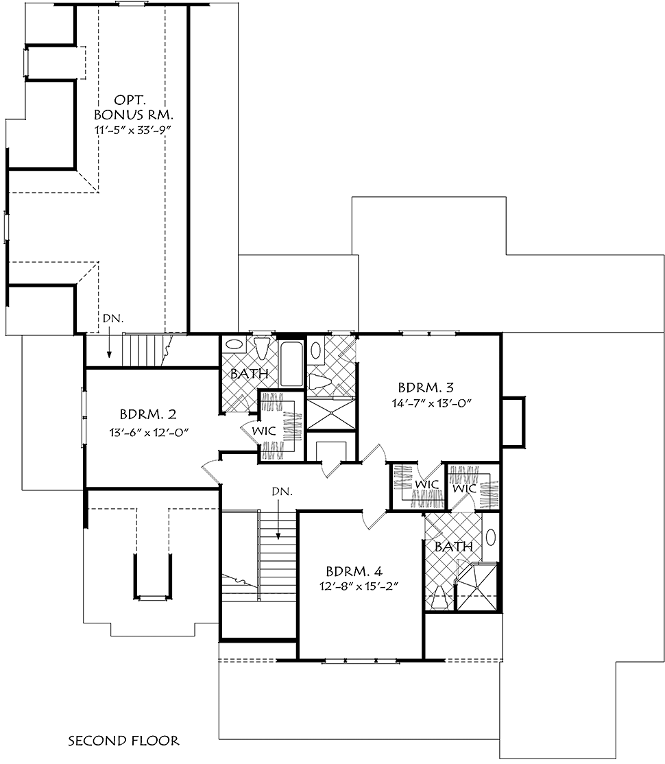 House Plan 83086 Level Two