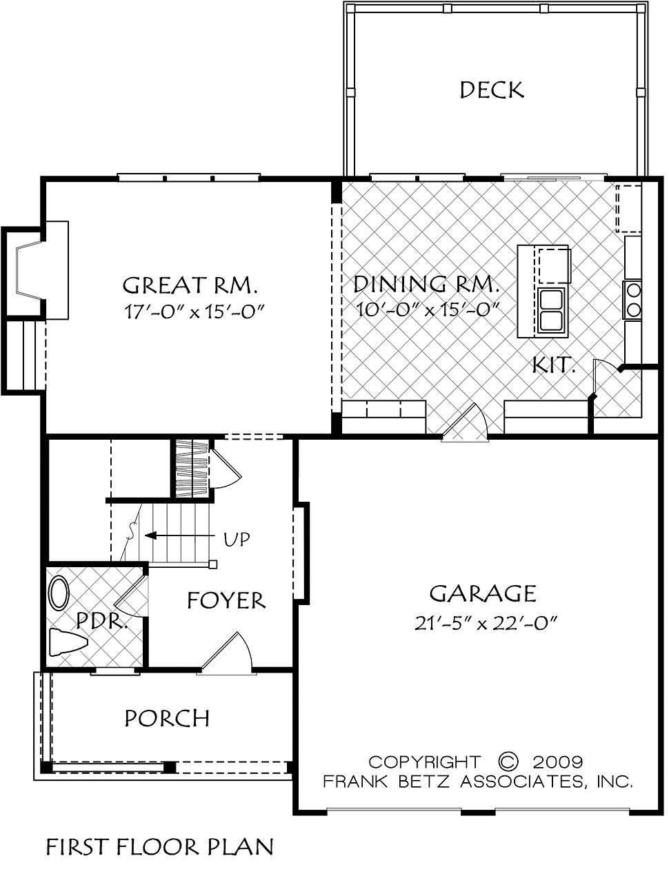 Country Southern Traditional Level One of Plan 83088