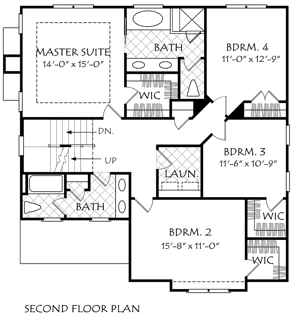 Country Southern Traditional Level Two of Plan 83088