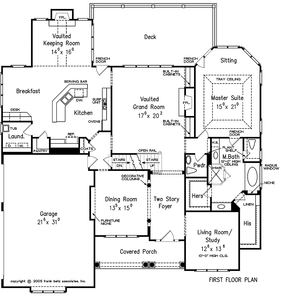 Traditional Level One of Plan 83090