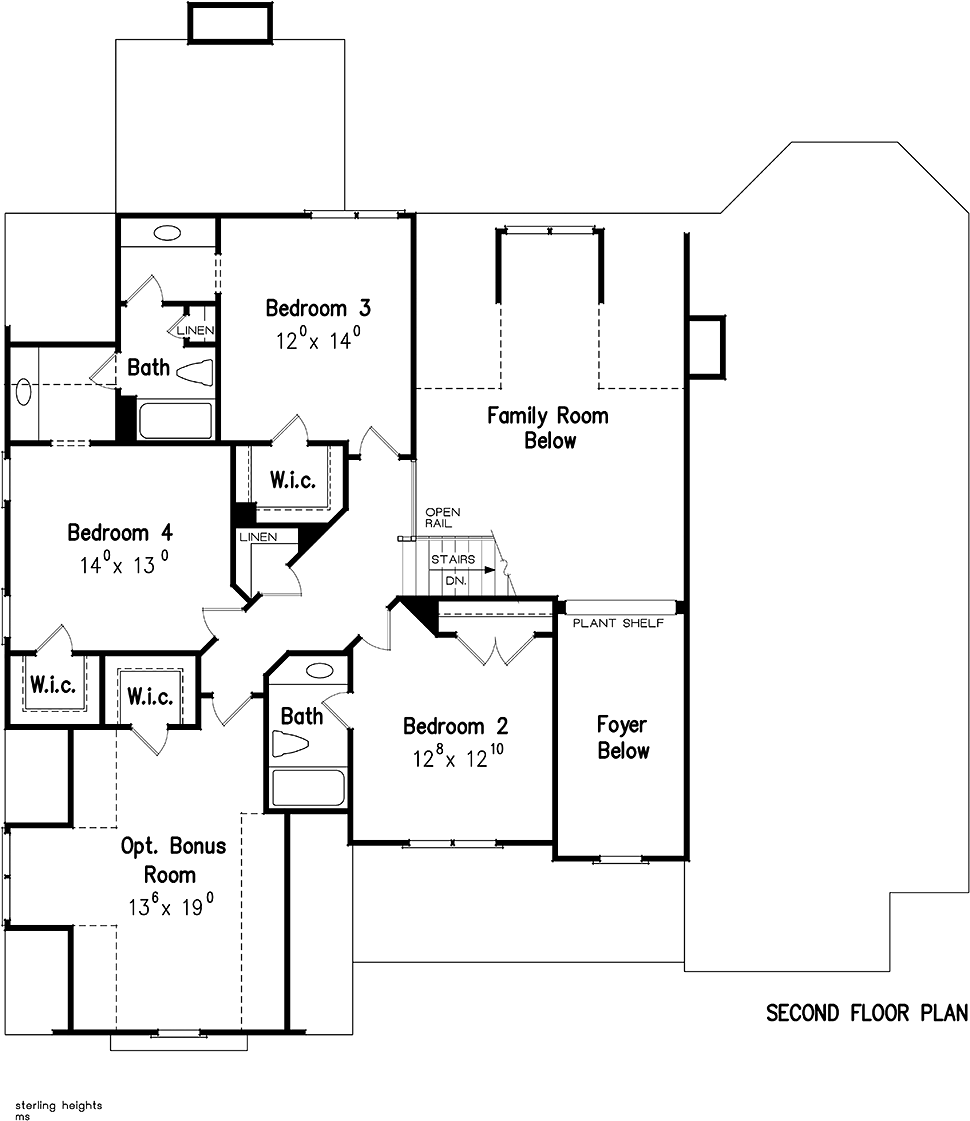 Traditional Level Two of Plan 83090