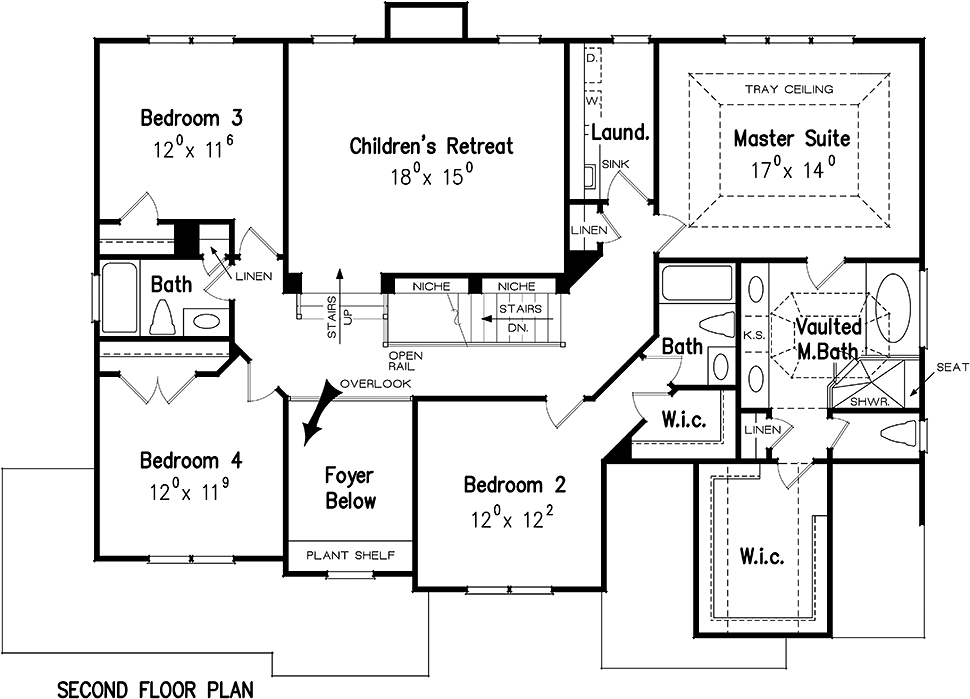 Country Southern Traditional Level Two of Plan 83091