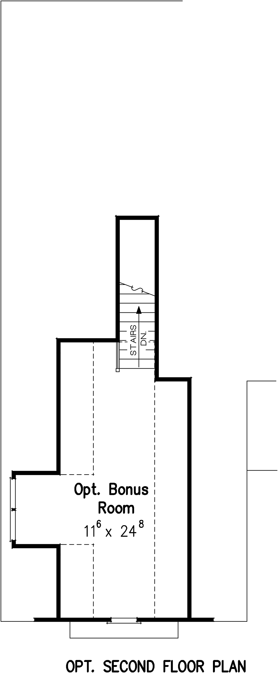 Cottage Country Traditional Level Two of Plan 83095