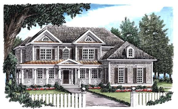 House Plan 83097 Elevation