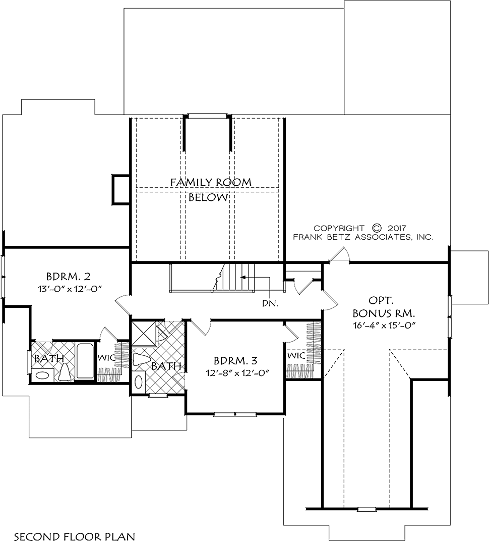 European Traditional Tudor Level Two of Plan 83098