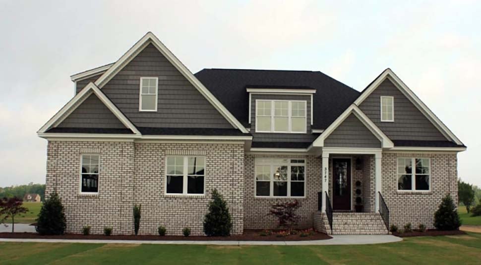 Cottage, Country, Craftsman, Southern Plan with 3125 Sq. Ft., 4 Bedrooms, 4 Bathrooms, 2 Car Garage Picture 5