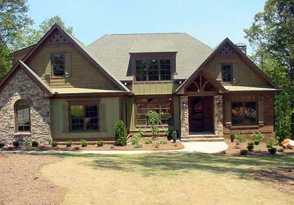 Cottage, Country, Craftsman, Southern Plan with 3125 Sq. Ft., 4 Bedrooms, 4 Bathrooms, 2 Car Garage Picture 7