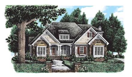 European Traditional Elevation of Plan 83103