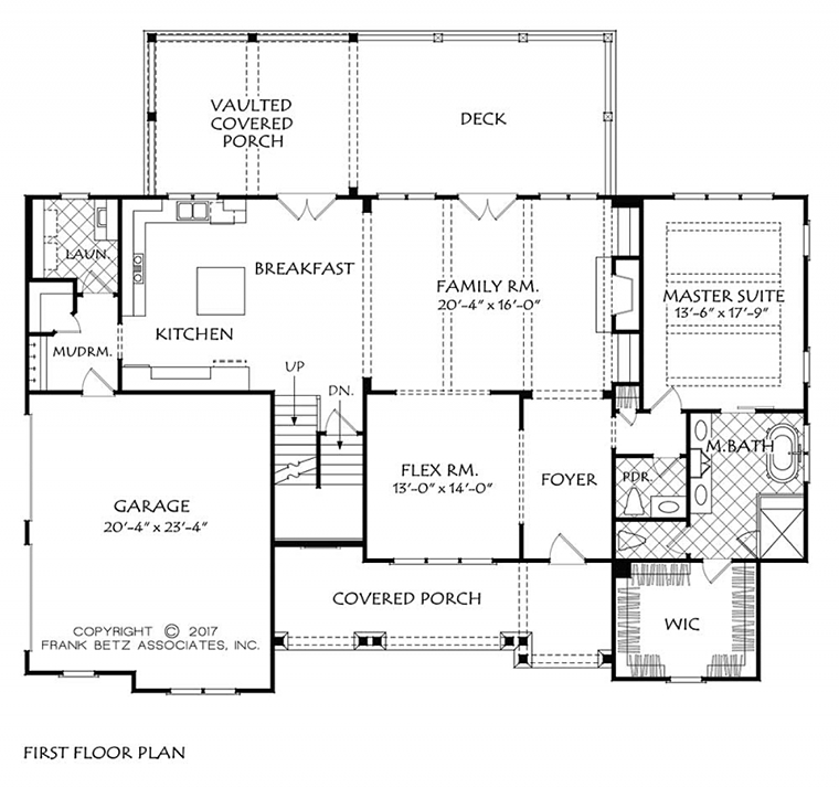 Craftsman Modern Level One of Plan 83111