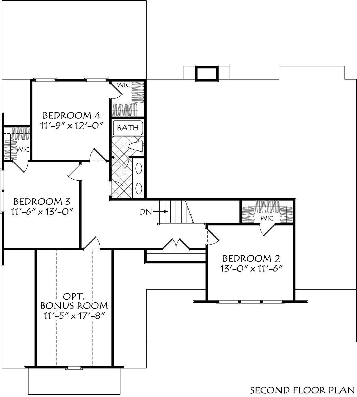 House Plan 83131 Level Two