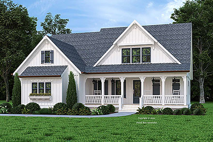 Cottage Country Farmhouse Traditional Elevation of Plan 83131