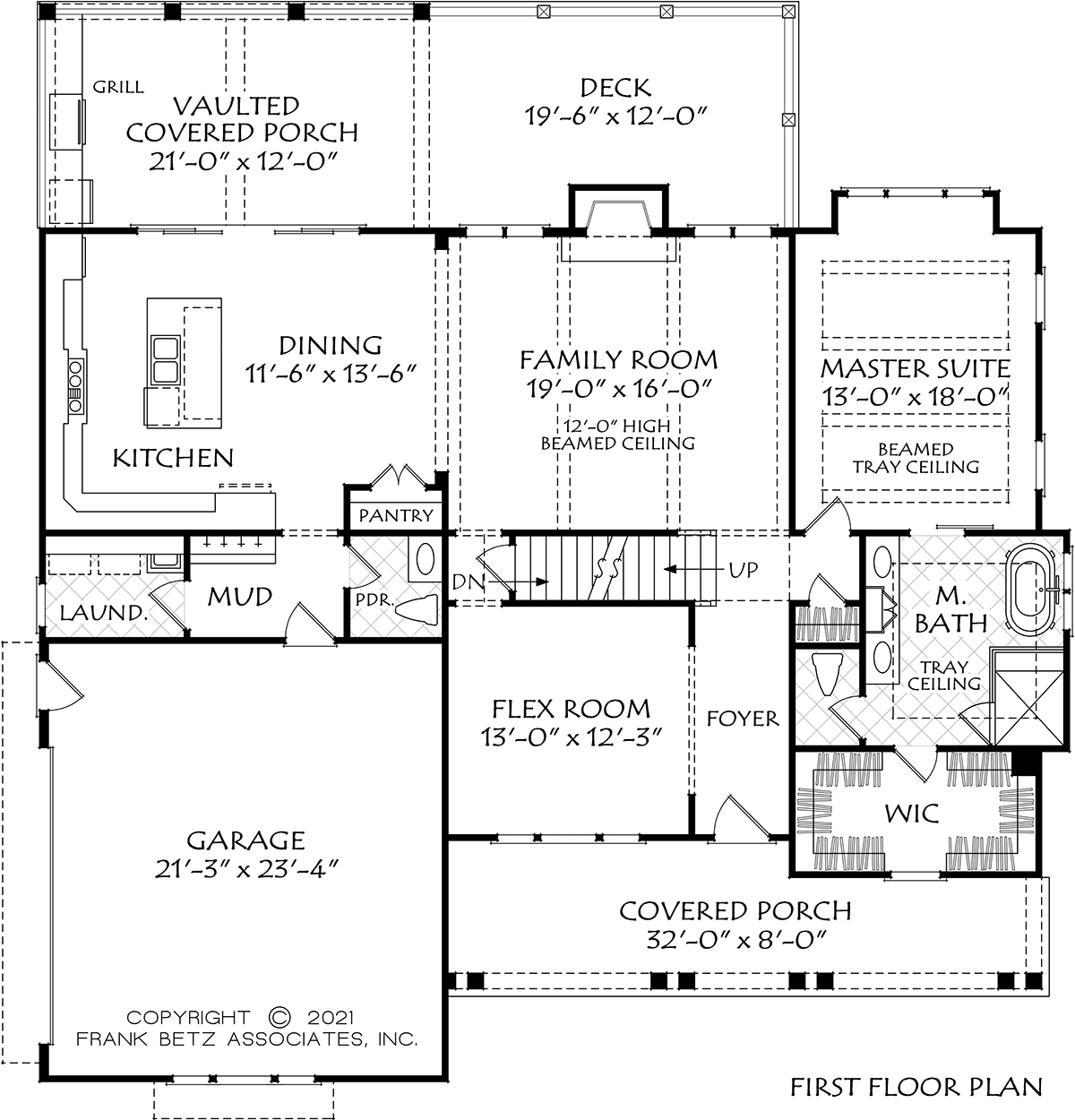 Cottage Country Farmhouse Traditional Level One of Plan 83135