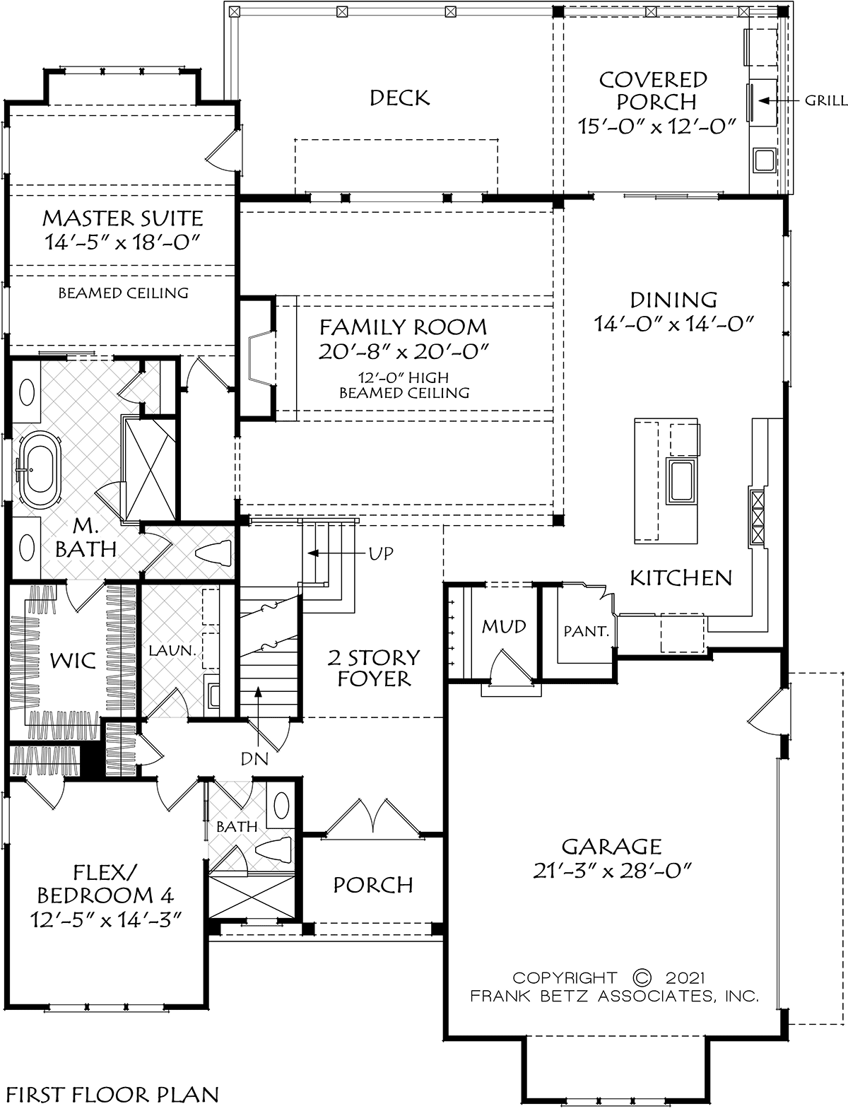 Cottage Farmhouse Traditional Level One of Plan 83138