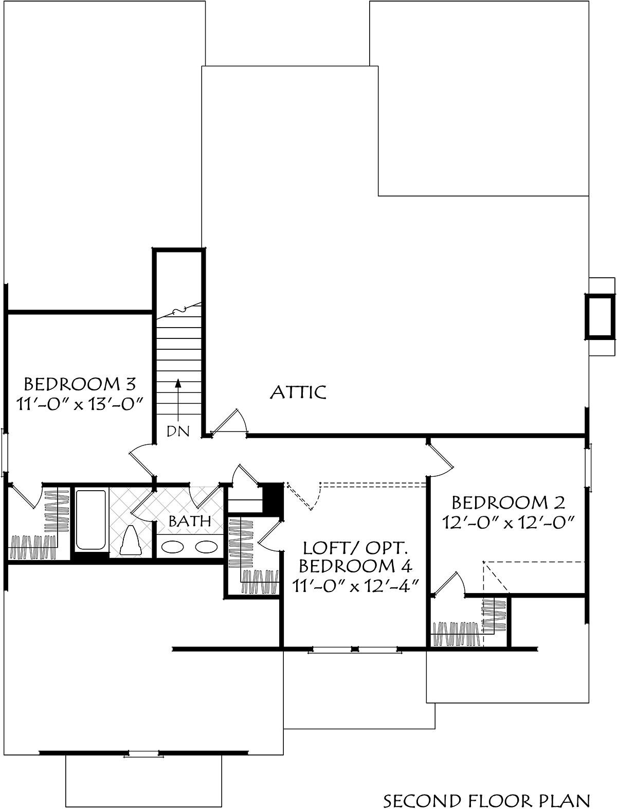 House Plan 83143 Level Two