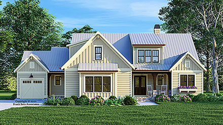 Cottage Country Farmhouse Traditional Elevation of Plan 83144