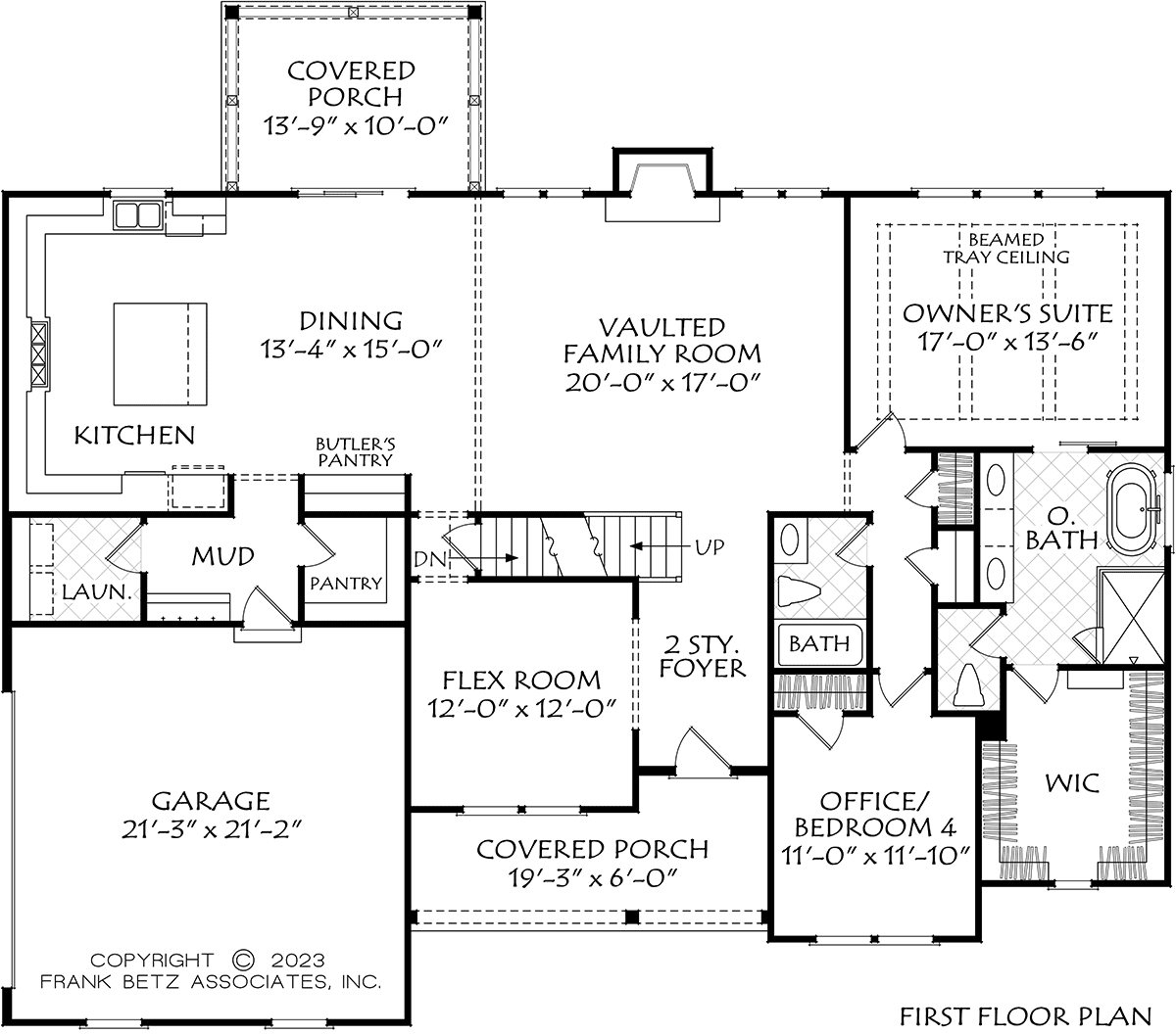 Cottage Craftsman Farmhouse Traditional Level One of Plan 83149
