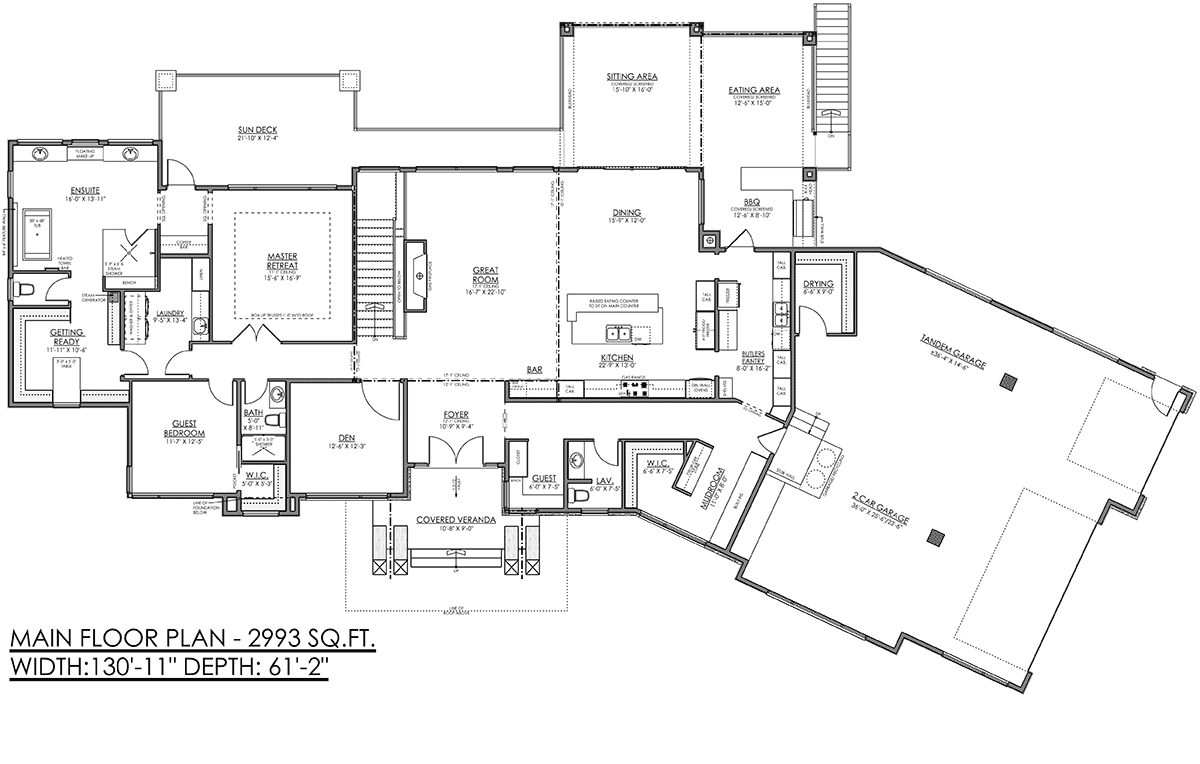 Prairie Style Level One of Plan 83325