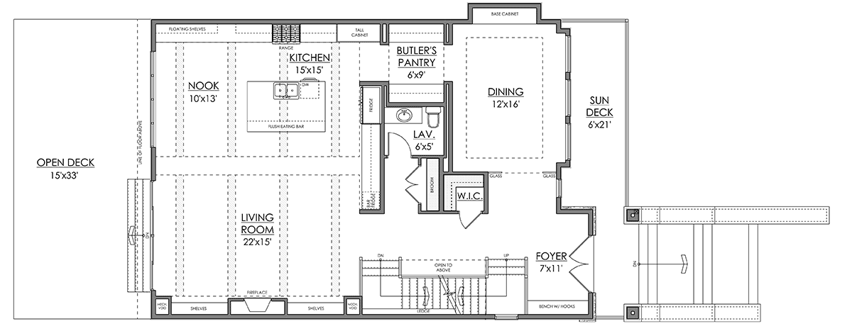 House Plan 83356 Level One