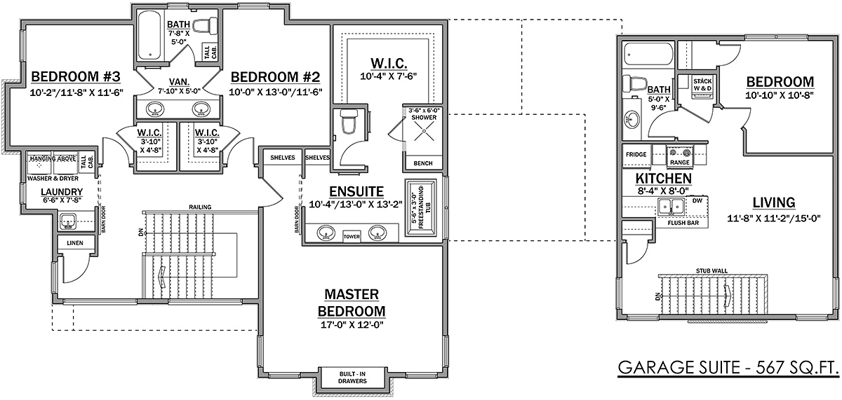 Modern Level Two of Plan 83372