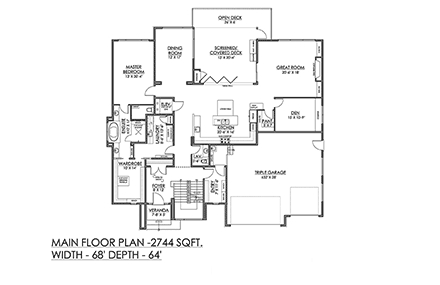First Level Plan