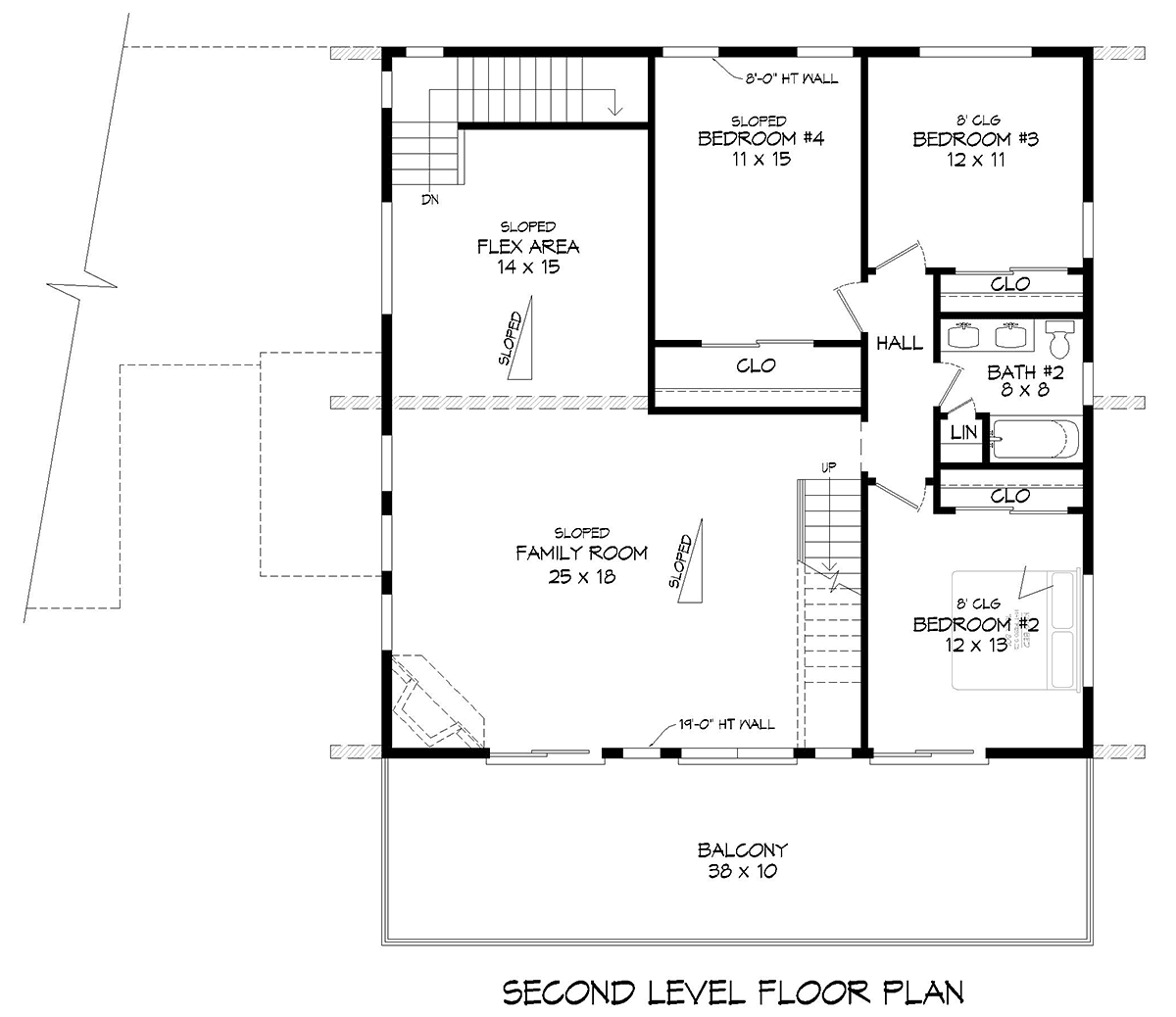 Contemporary Modern Level Two of Plan 83406