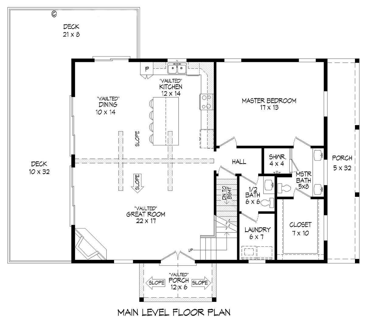 House Plan 83425 Level One