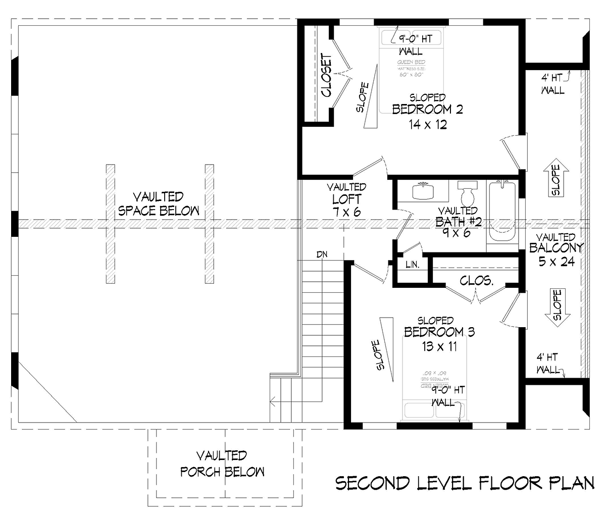 House Plan 83425 Level Two