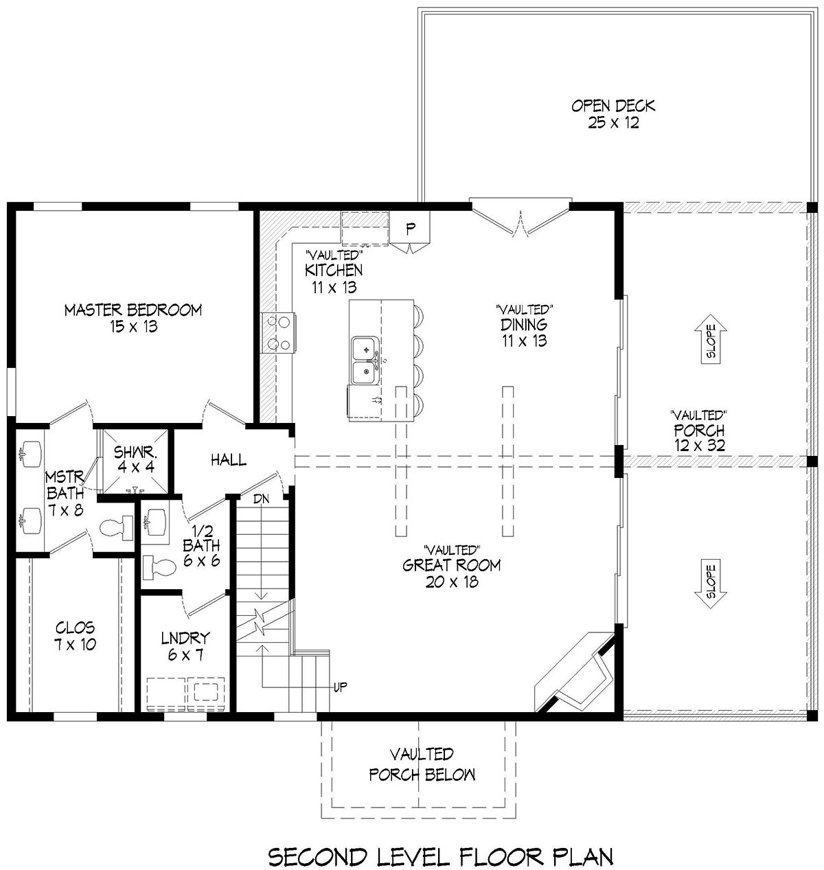 House Plan 83429 Level Two