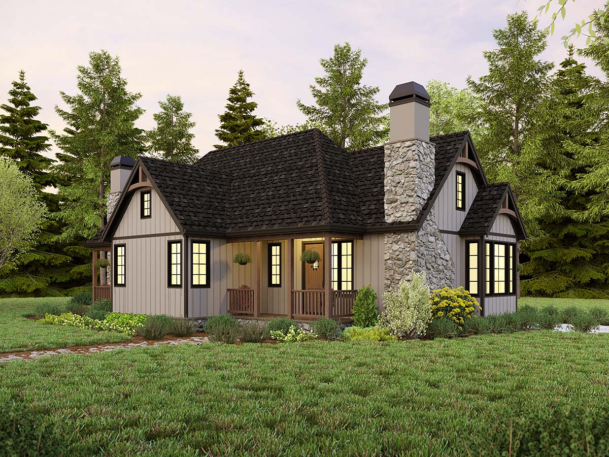 Cabin, Cottage, European Plan with 1580 Sq. Ft., 2 Bedrooms, 3 Bathrooms Picture 2