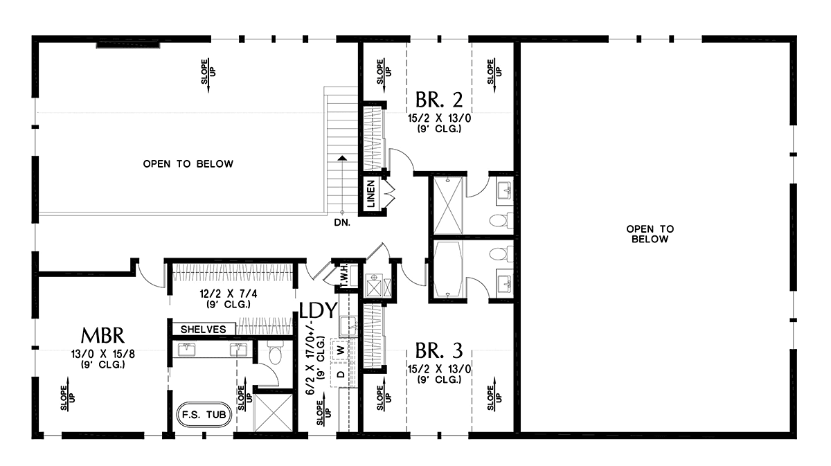 Barndominium Country Farmhouse Level Two of Plan 83510