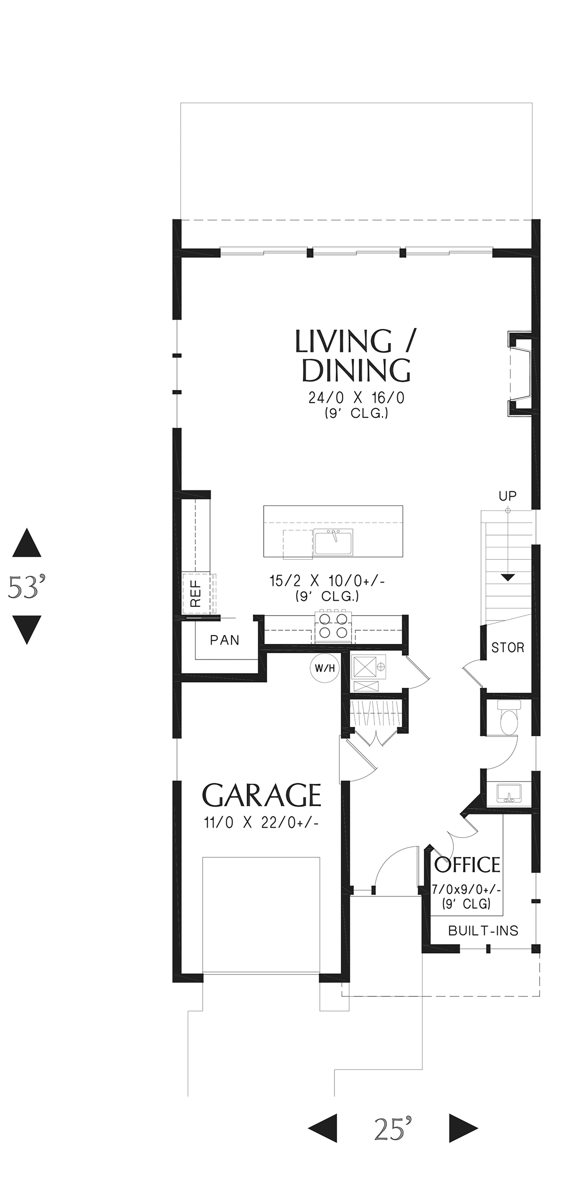 Contemporary Level One of Plan 83521