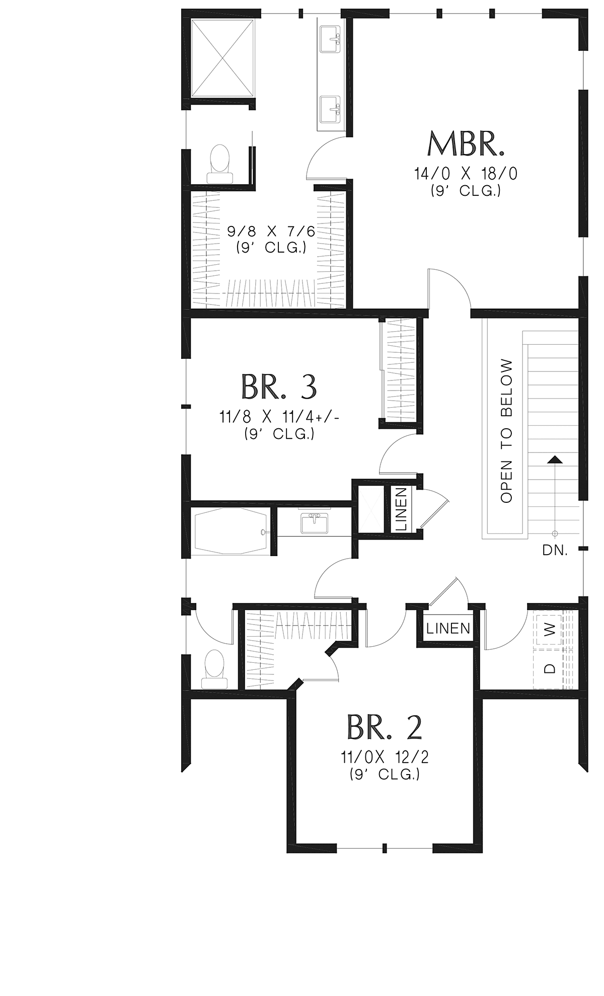 House Plan 83522 Level Two