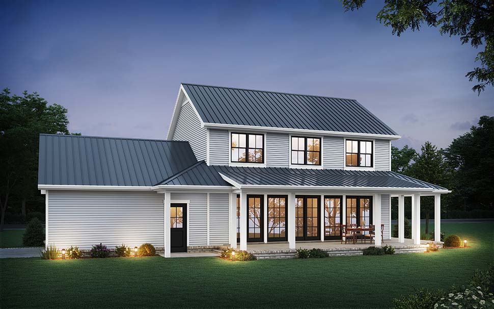 Country, Farmhouse Plan with 1807 Sq. Ft., 3 Bedrooms, 3 Bathrooms Picture 3
