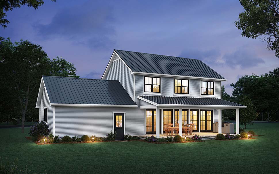 Country, Farmhouse Plan with 1807 Sq. Ft., 3 Bedrooms, 3 Bathrooms Picture 5