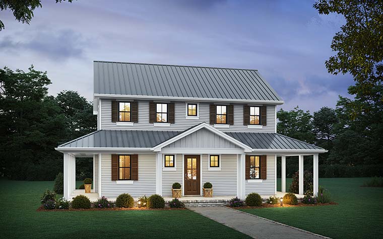 Country, Farmhouse Plan with 1807 Sq. Ft., 3 Bedrooms, 3 Bathrooms Picture 6