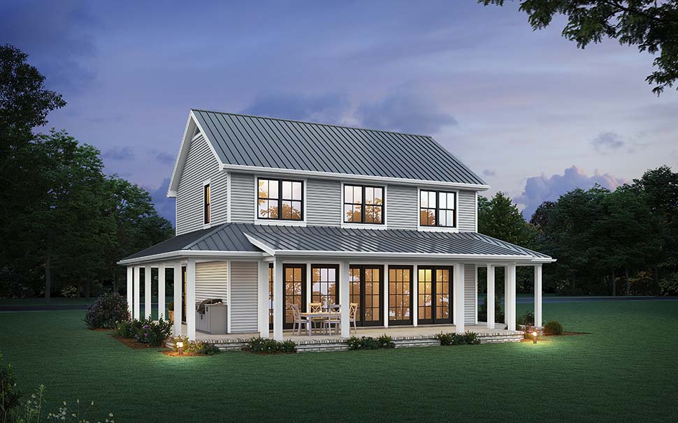 Country, Farmhouse Plan with 1807 Sq. Ft., 3 Bedrooms, 3 Bathrooms Picture 7
