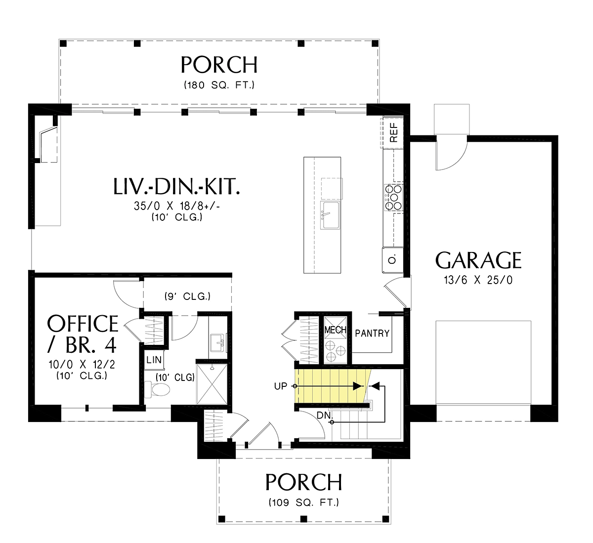 Contemporary Modern Alternate Level One of Plan 83536