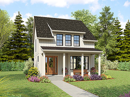 Country Farmhouse Traditional Elevation of Plan 83539
